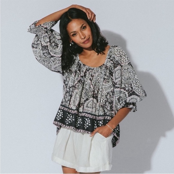 Cleobella Anna Blouse Anthropologie - Picture 1 of 9